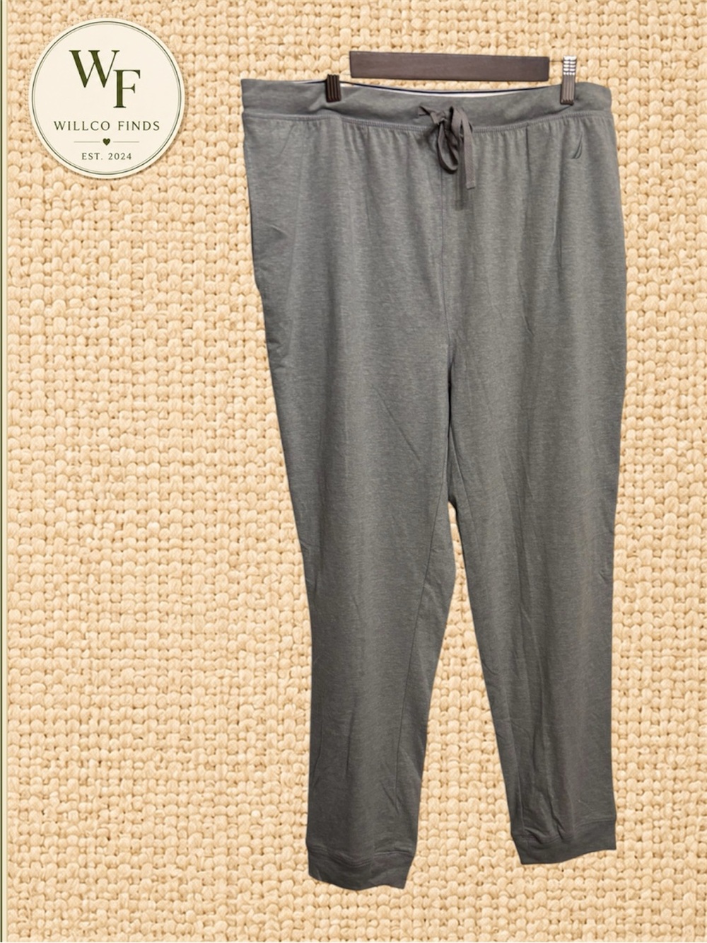 Nautica Sleepwear Women’s Lounge Pants Size L Gray Pajama Pants NWT